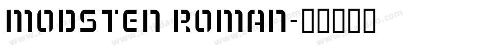 Modsten Roman字体转换